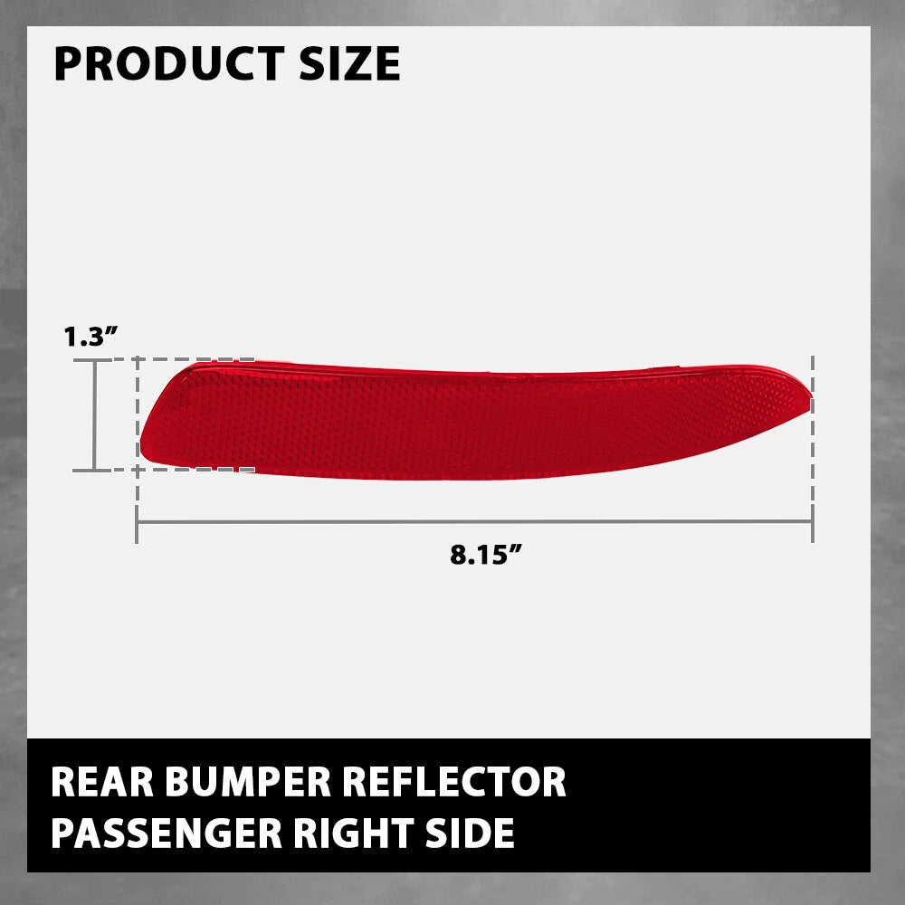 Right Rear Bumper Reflector Light for BMW X5 E70 (2007–2013) Red