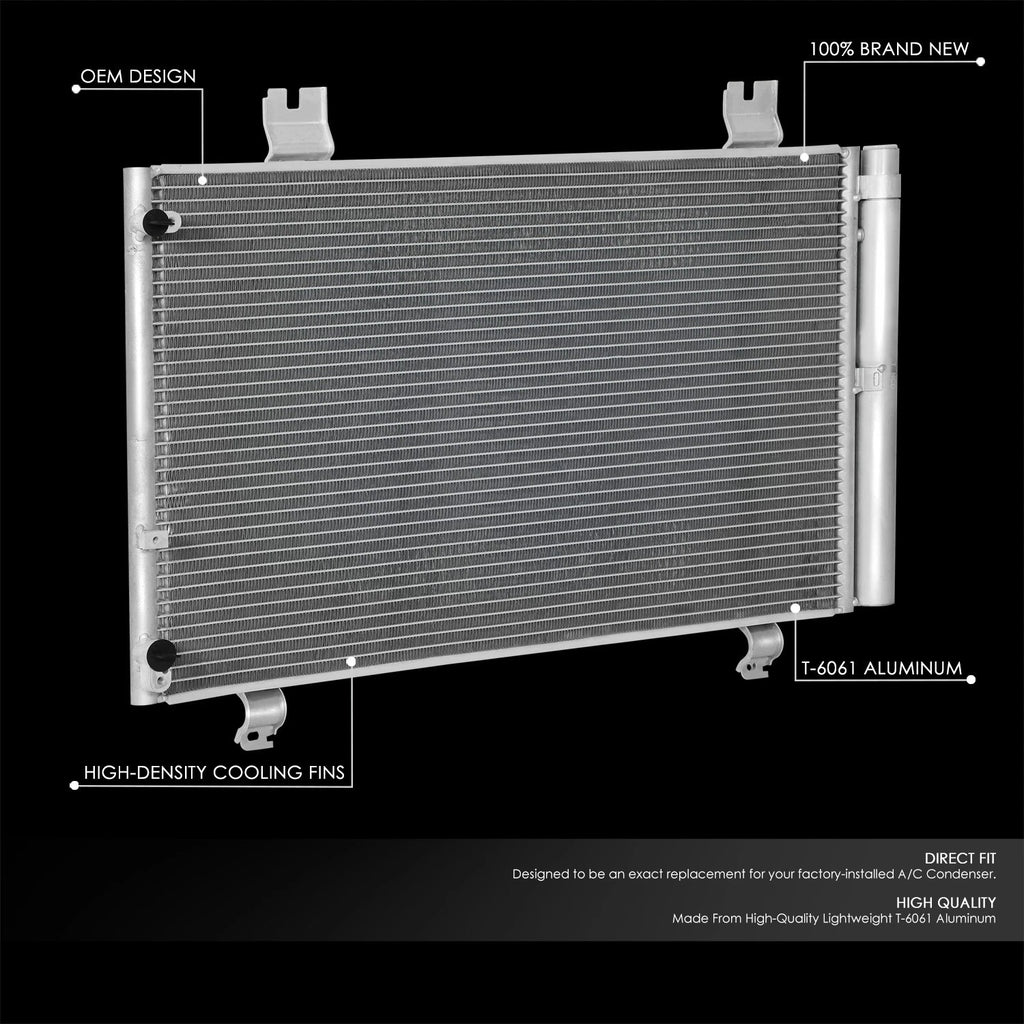 A/C Condenser for Lexus LS460 AWD (2007–2017) - Aluminum Replacement