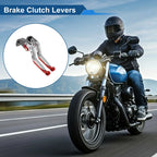 Brake Clutch Levers for Suzuki GSXR600 (2006–2025) Titanium Red End 1 Pair