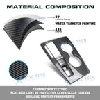 Carbon Fiber Pattern Gear Shift Box Panel Cover Trim for Honda Civic (2022-2025)