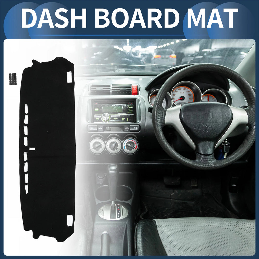 Dashboard Dash Cover Mat for Honda Fit (2020–2024) Black Set of 1