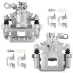 2PC Rear Brake Caliper with Bracket for Mitsubishi Outlander Sport RVR (2013–2018)