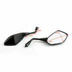 10mm Pair Rearview Mirrors for Kawasaki ZR-7 ZRX1200 Zephyr 1100/750 (2001–2008)