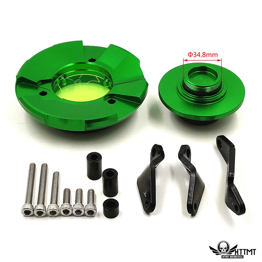 CNC Engine Cover Guard Case Kit for Kawasaki Ninja 400 (2018–2019)