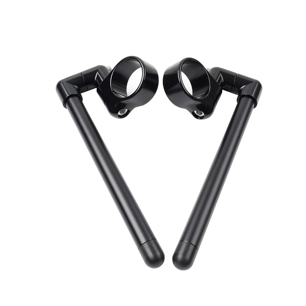 58MM Cafe Racer Clip-On Handlebar for Universal Motorcycles (7/8")