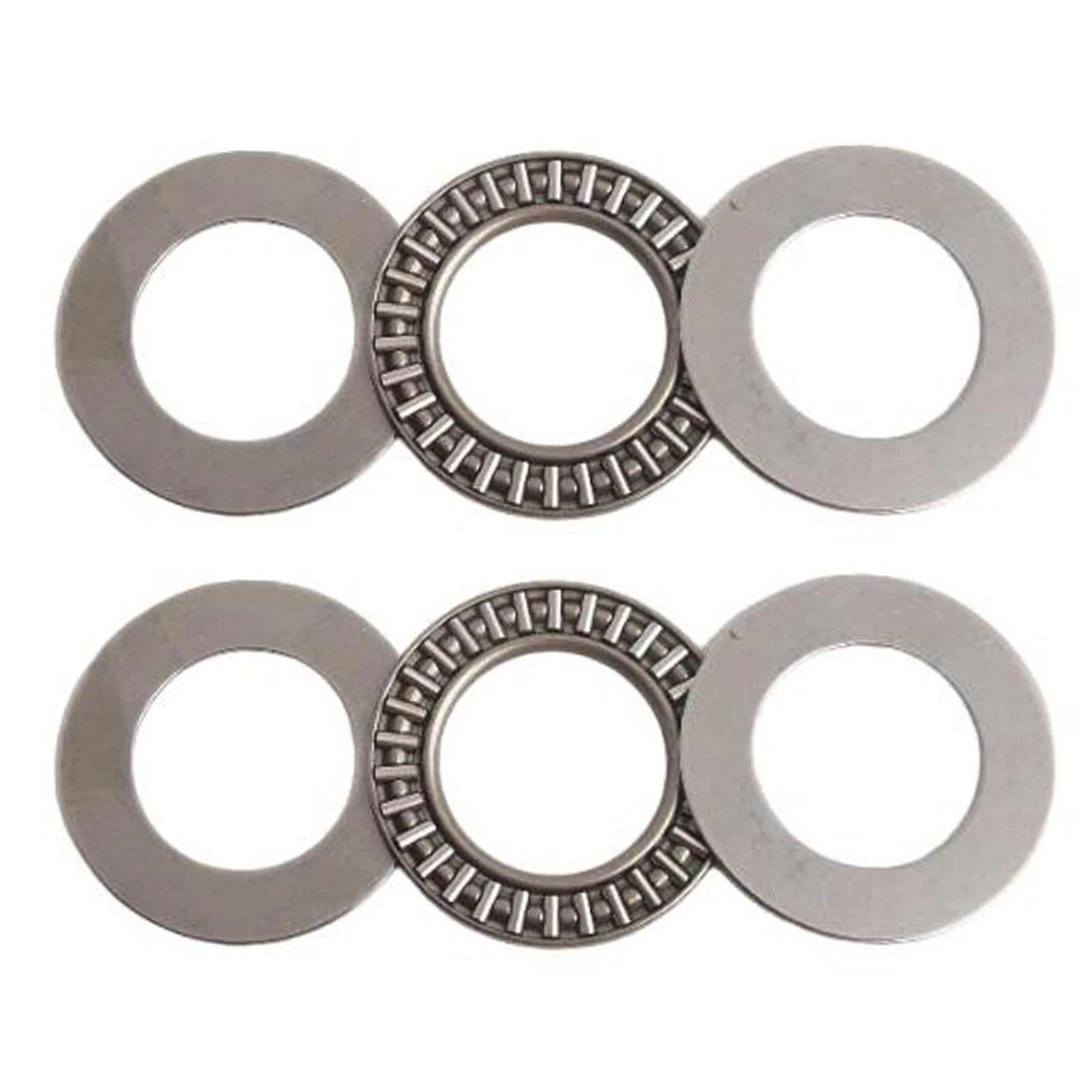 2X Thrust Bearings AXK2542 25x42x2mm with Spring Steel Washers