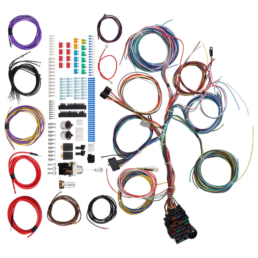 22 Circuit Wiring Harness for Chevy GMC Pickup Truck (1960–1986)