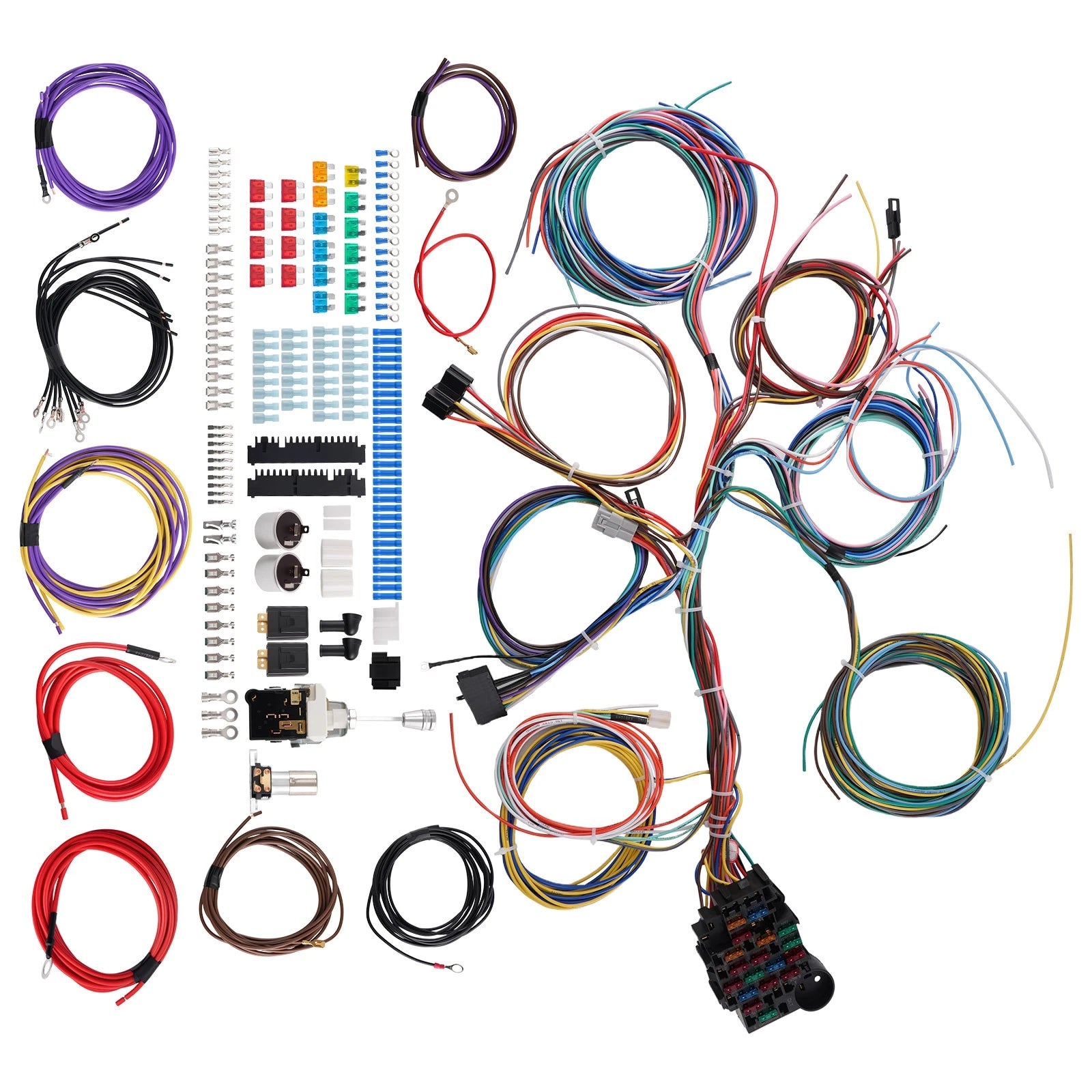 22 Circuit Wiring Harness for Chevy GMC Pickup Truck (1960–1986)