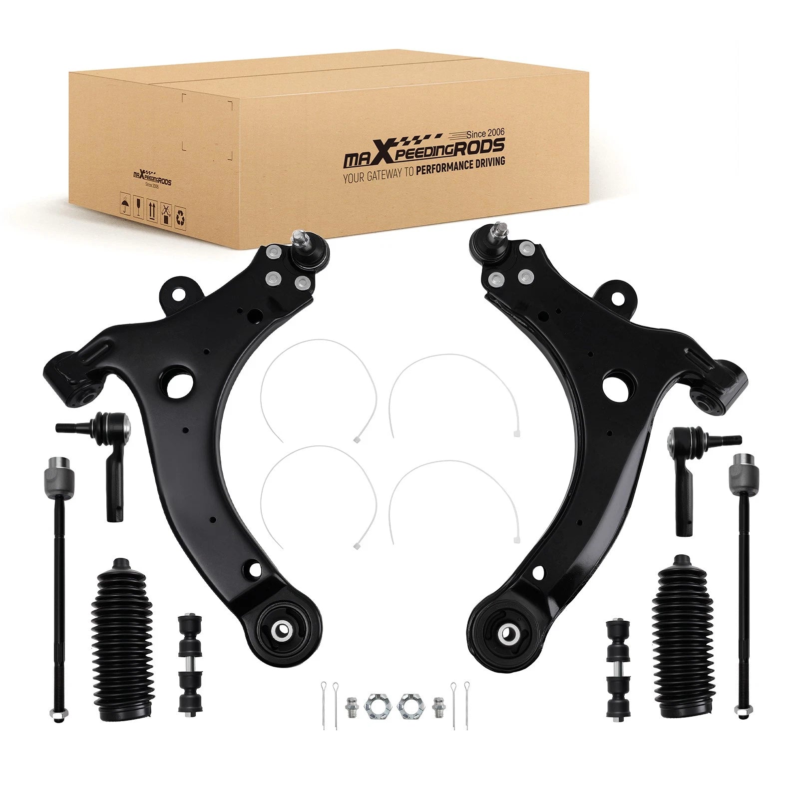 10pcs Front Lower Control Arms Kit for Buick LaCrosse/Allure (2005–2009)