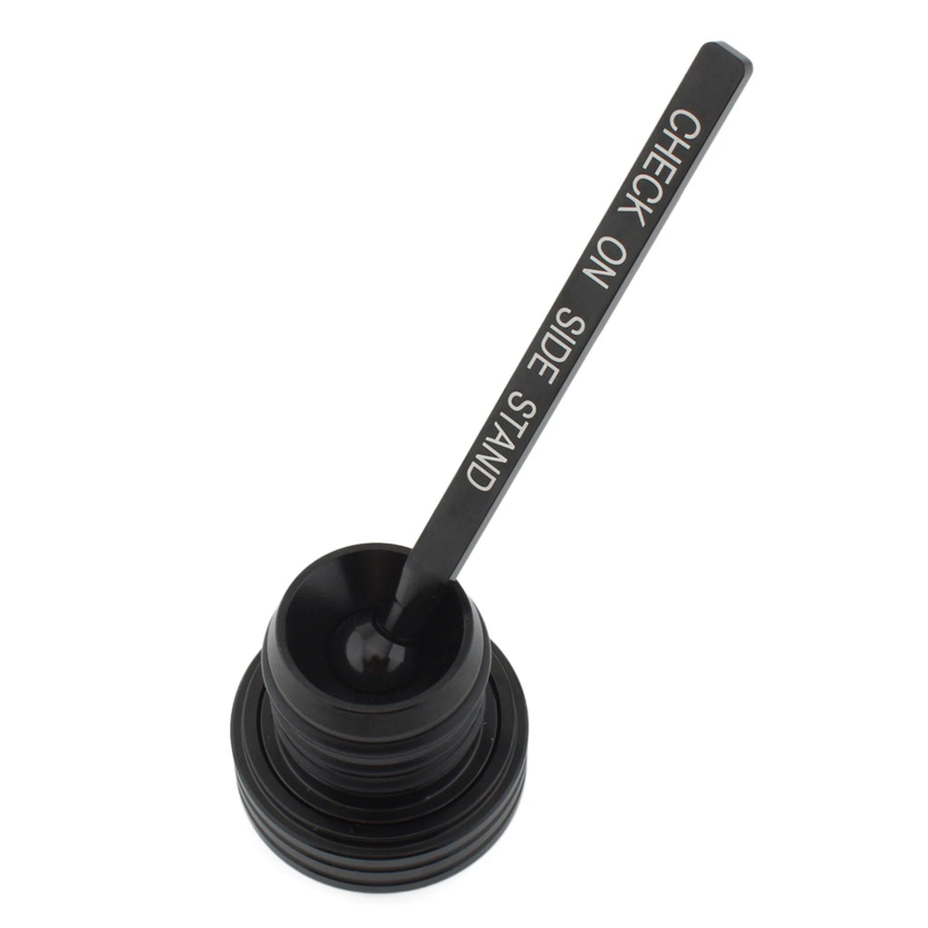 Oil Dipstick Tank Cap Plug for Harley Softail (2000–2017) Black