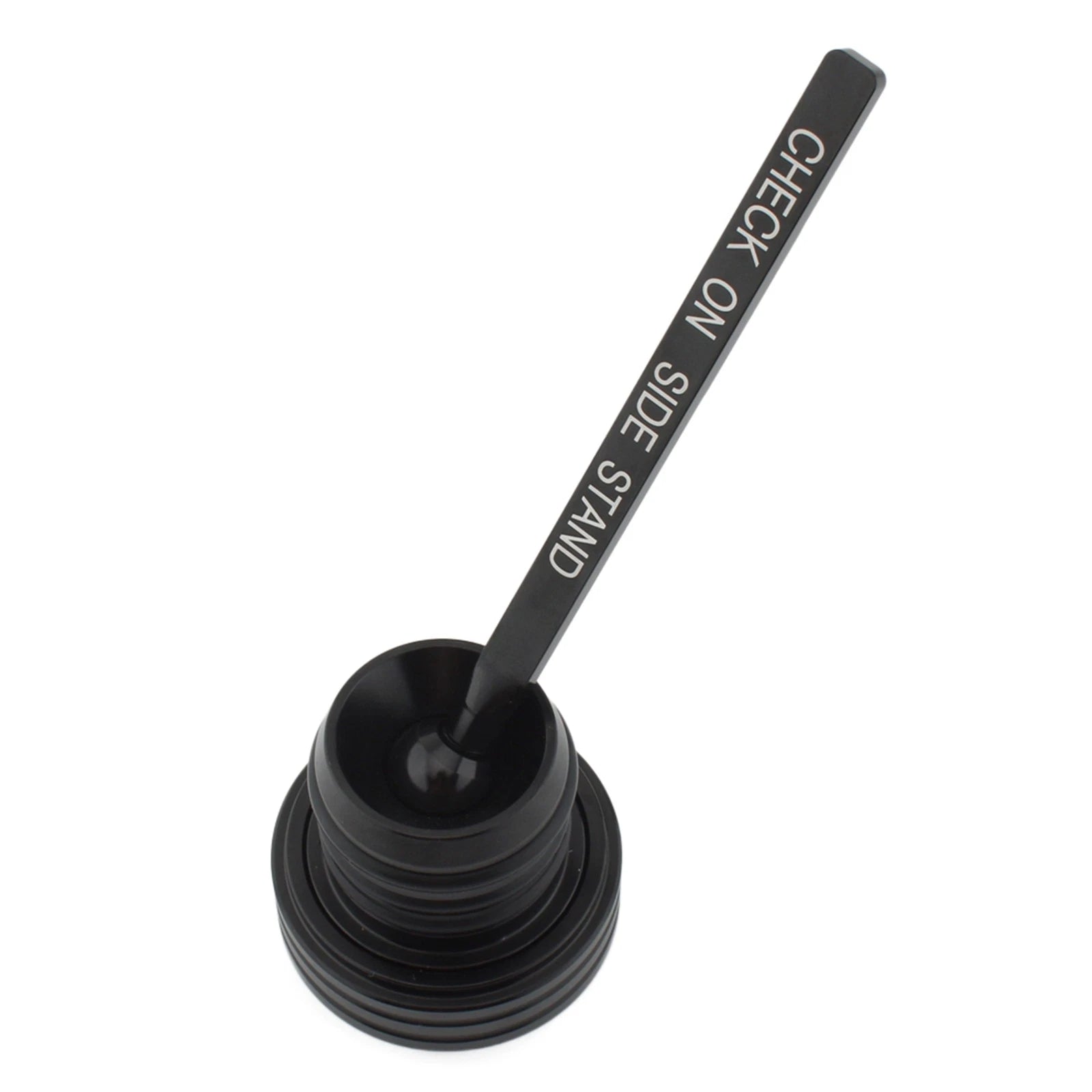 Oil Dipstick Tank Cap Plug for Harley Softail (2000–2017) Black
