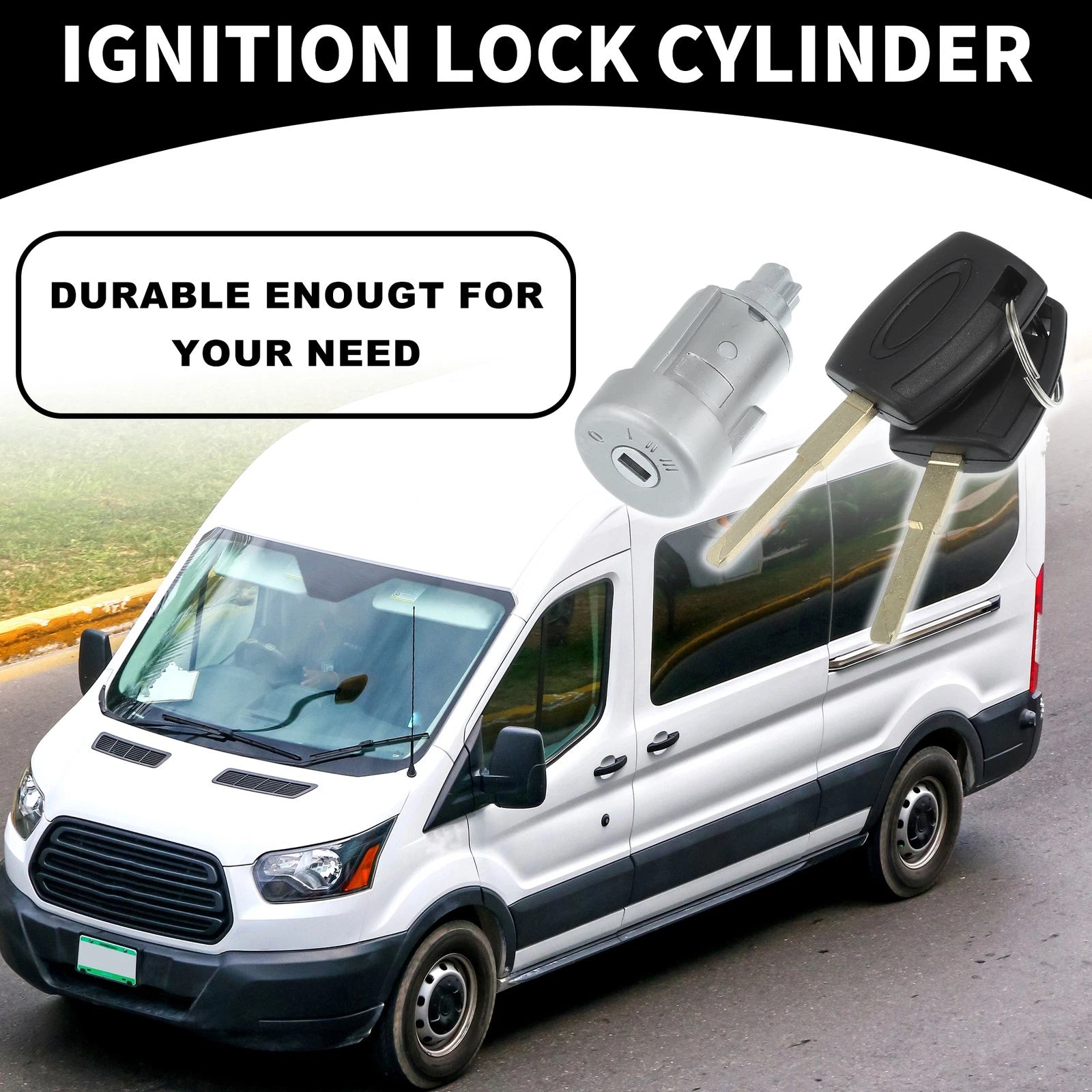 Ignition Lock Cylinder for Ford Transit MK8 (2014–2019)
