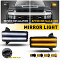 Sequential Smoke LED Tow Mirror Marker Light for Chevy Silverado 2014–2019