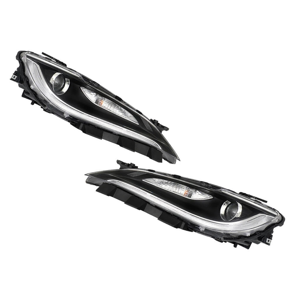Front Headlights for Chrysler 200 (2016–2017) Halogen Left+Right Side