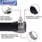 2Pcs Hex Hose Finisher Clamp for Universal 4 6 8 10 12AN