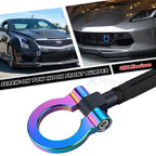 Track Racing Style Anodized Aluminum Tow Hook Set for Cadillac XLR (2006–2009)