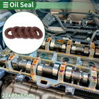Set of 5 Oil Seal Rotary Shaft Seal FKM Rubber 22x40x8mm