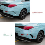 Carbon Fiber Look Rear Bumper Lip Spoiler for Mercedes CLA C174 C178 (2026+)