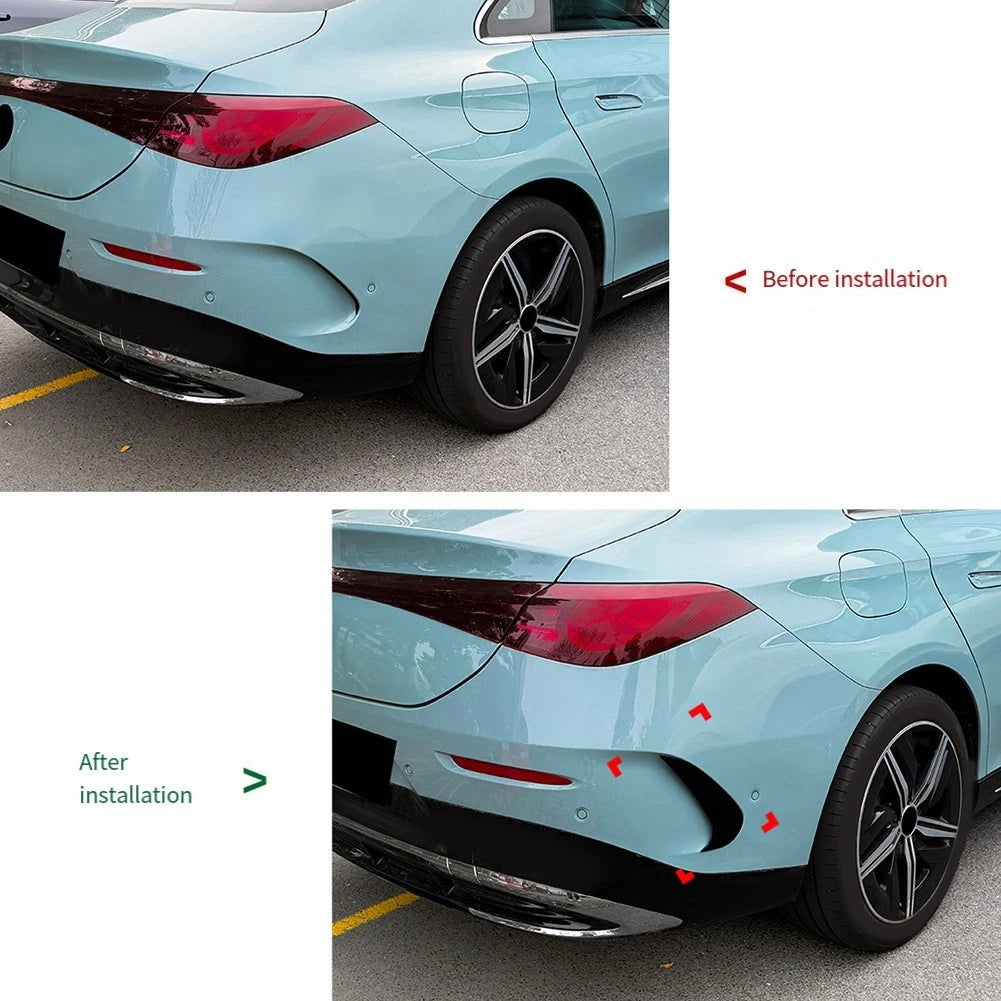 Carbon Fiber Look Rear Bumper Lip Spoiler for Mercedes CLA C174 C178 (2026+)