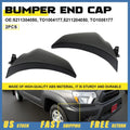 Front Bumper End Set for Toyota Tacoma (2012–2015) Textured, Wheel Opening Flares