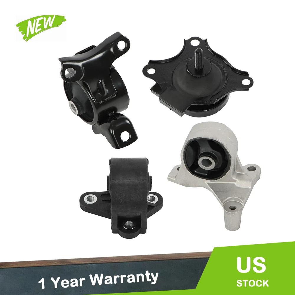 Set of 4 Motor & Transmission Mounts for Honda Civic (2002–2004)