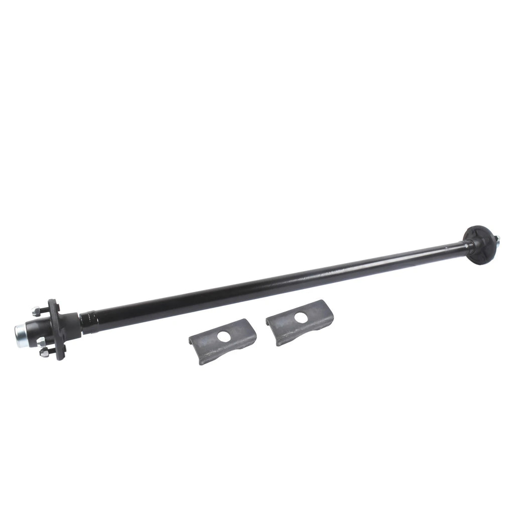 4 Lug Trailer Axle for Boat Cargo Dump RV Utility (2000 lbs)