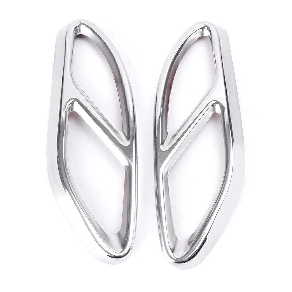 2X Rear Cylinder Exhaust Pipe Cover for Mercedes Benz E Class W212 (2016–2020)