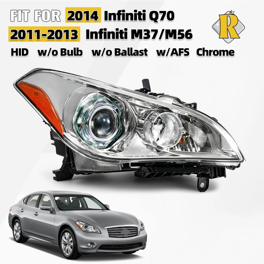 HID Headlight for Infiniti M37 (2011–2014) Right Side AFS