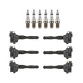 Set of 6 Ignition Coils & 6 Spark Plugs for BMW E36 E39 E46 E53 (1992–2006)