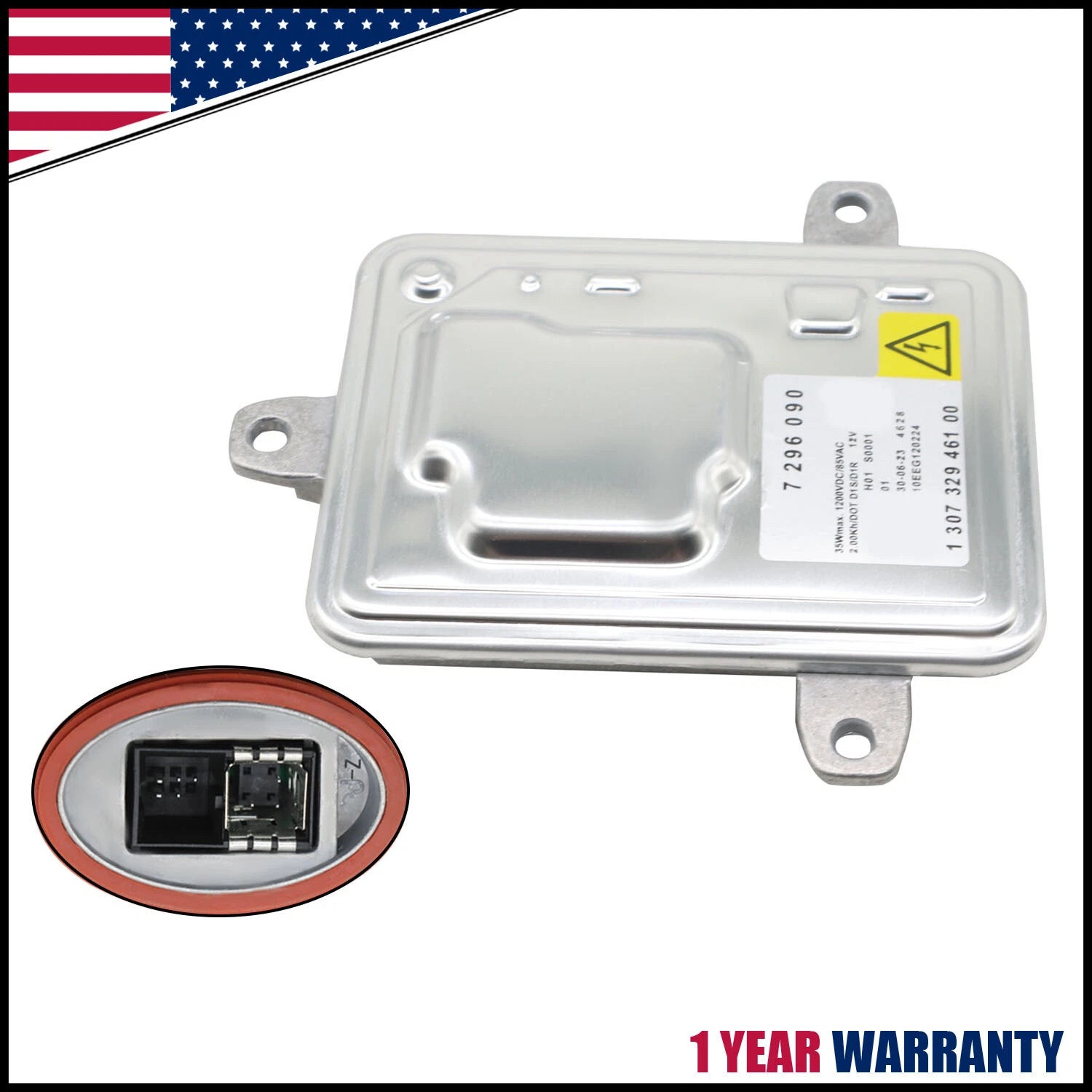 HID Xenon Headlight Ballast Control Module for BMW X3 X4 X5 X6 (2011–2017) 63117317408