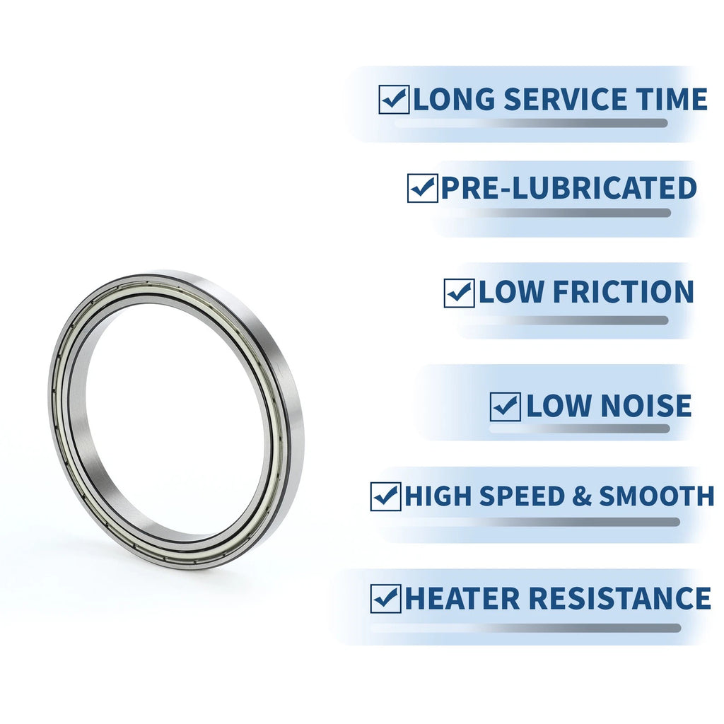 6816ZZ Deep Groove Ball Bearing for Scooter Skateboard Wheel (80x100x10mm)