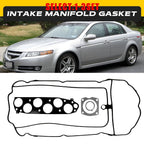 Upper Intake Manifold Gasket Set for Honda Odyssey (2005–2017) & Acura (2005–2015)
