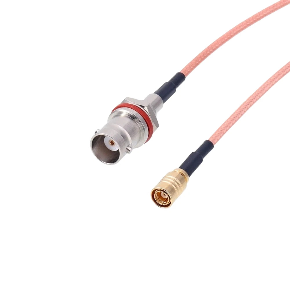 RG316 Coaxial Cable BNC-F to SMB-F for High Frequency RF Use (19cm)