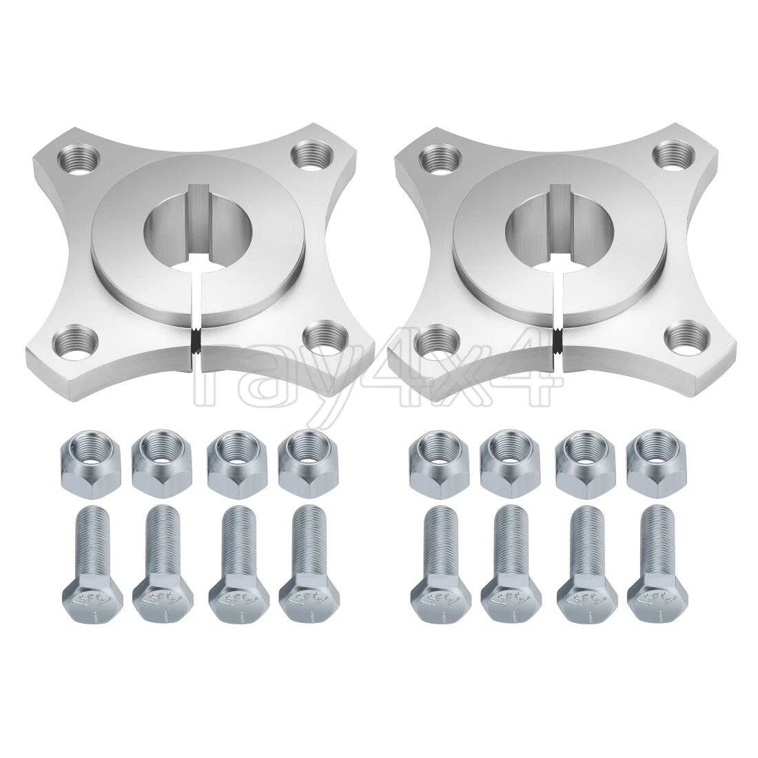Set of 4 Aluminum Rear Axle Wheel Hubs 1-1/4" Bore for Go Kart