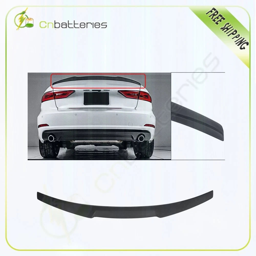 Trunk Spoiler Wing for Audi A3 S3 RS3 Sedan (2014–2020)
