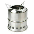 Stainless Steel Wood Stove for Backpacking Camping (Outdoor Use)