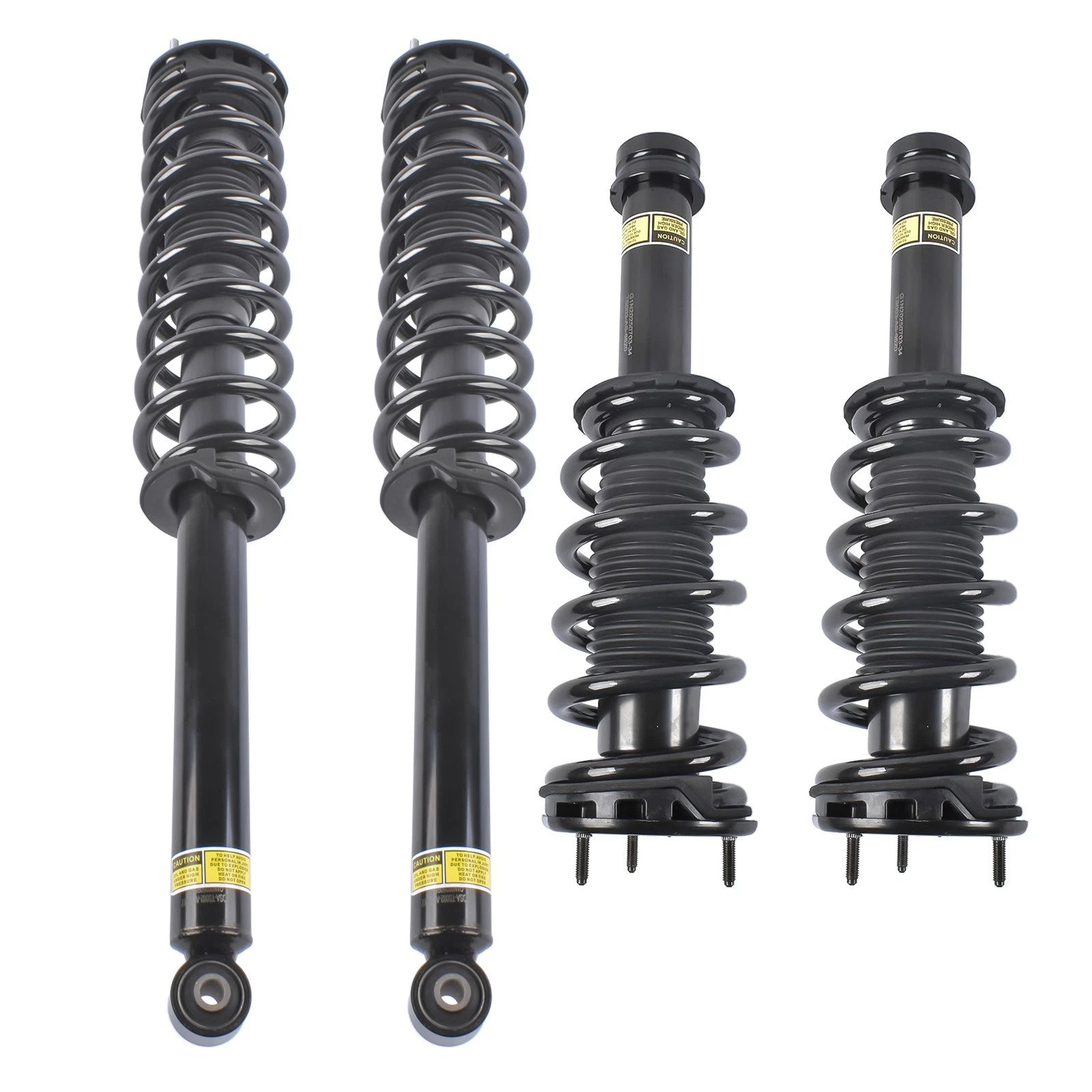Set of 4 Shock Absorber Struts for Tesla Model S AWD (2015-2019)