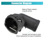 Upper Engine Coolant Distributor Hose Connector for Volkswagen Tiguan (2009–2017)