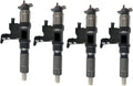Set of 4 Common Rail Injectors 095000-8930, 8-98160061-3 for Isuzu 4HK1, 6HK1