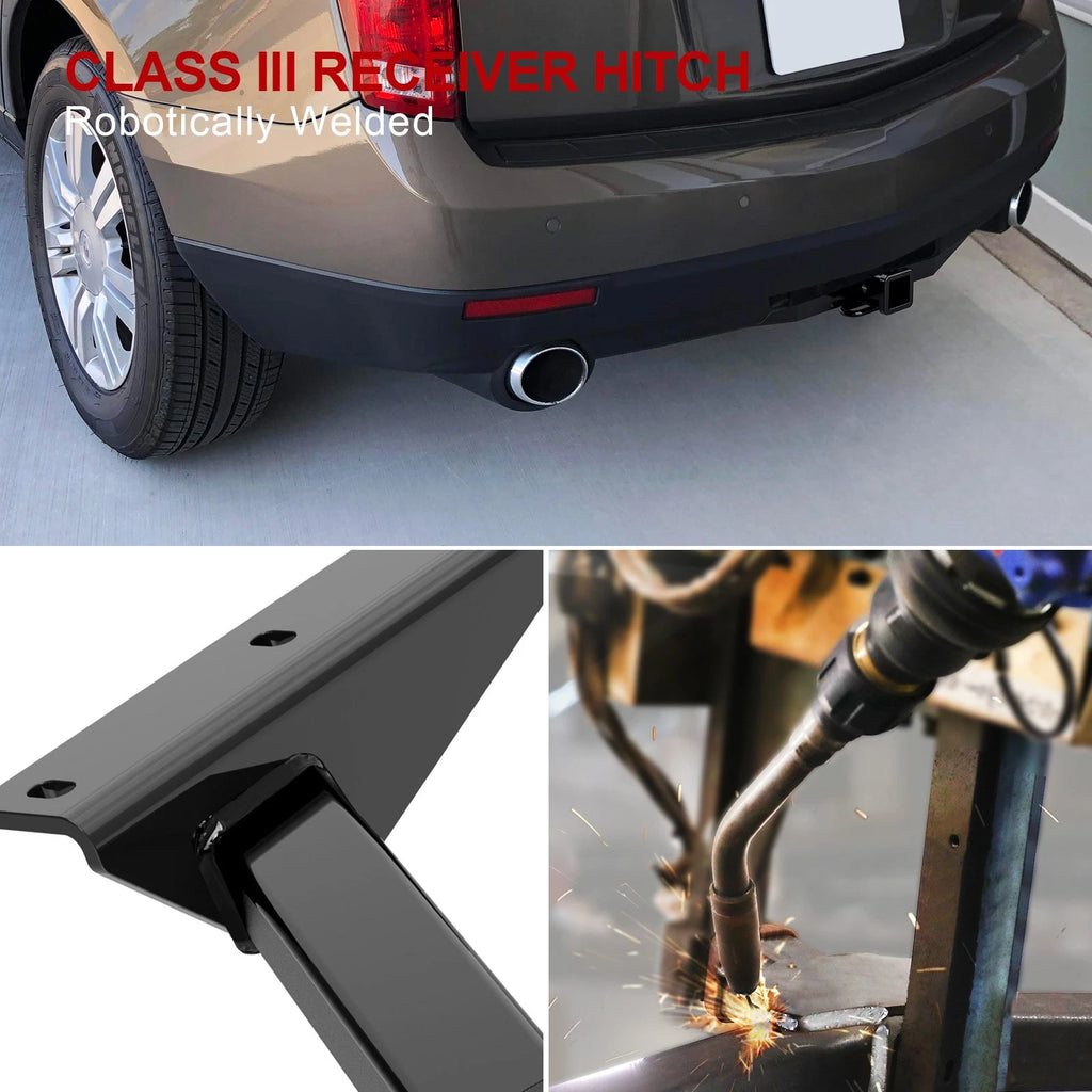 Trailer Hitch Receiver for Cadillac SRX (2010-2016) - Black Gloss