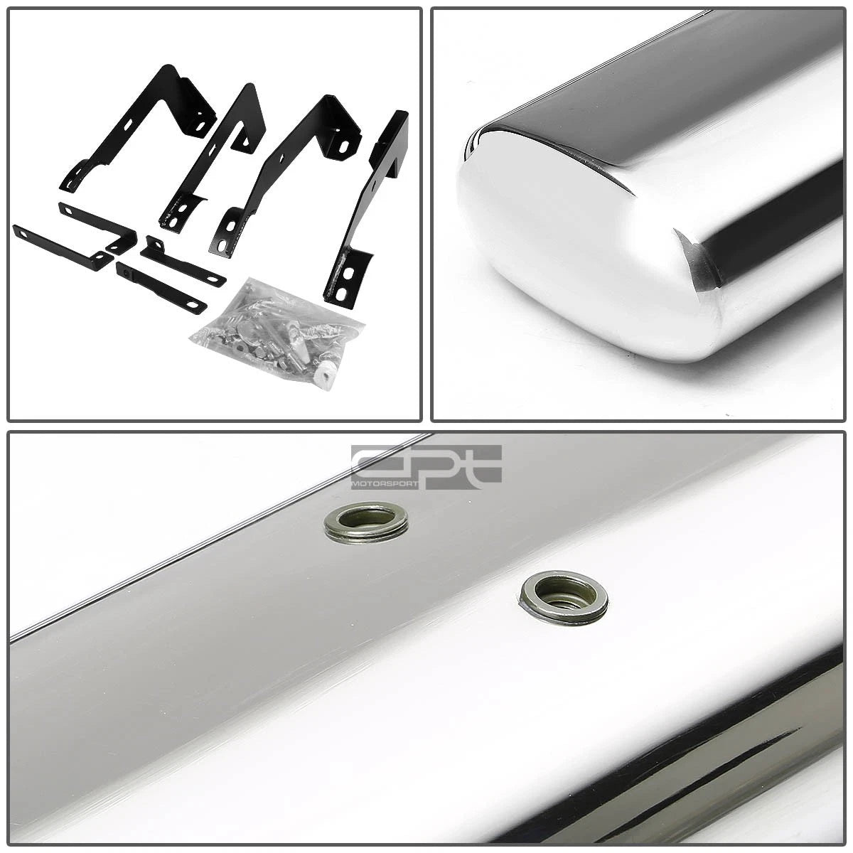 5" Chrome Oval Side Step Nerf Bar Running Board for Dodge Ram 1500 2500 3500 (2002–2009)