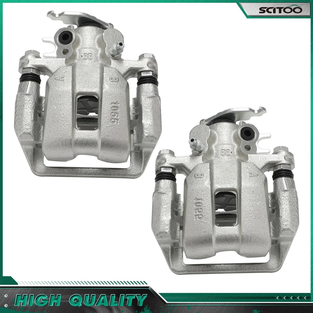 Rear Brake Calipers with Ceramic Pads for Acura TSX (2009–2014)
