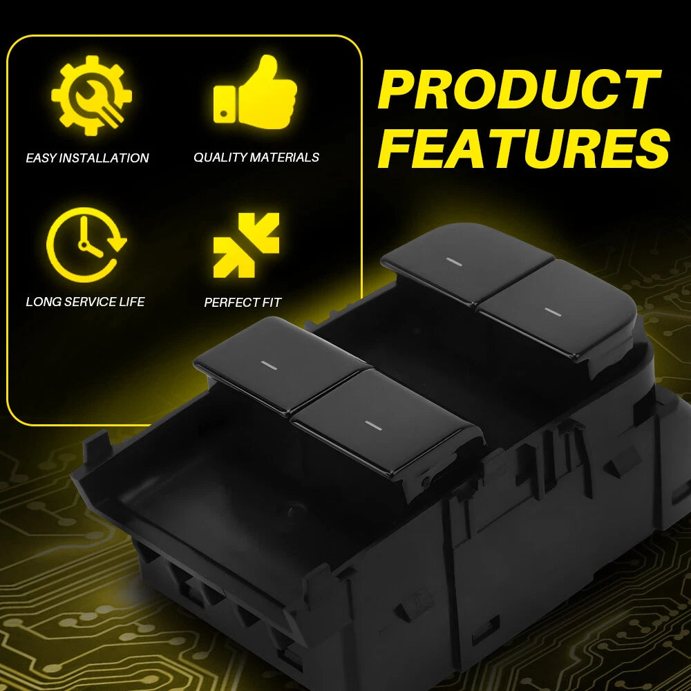Power Window Control Switch for Tesla Model 3 Y (2020–2024) Left Driver Side