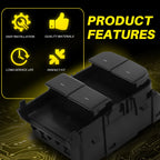 Power Window Control Switch for Tesla Model 3 Y (2020–2024) Left Driver Side