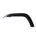 Replacement Gray Textured Polypropylene Driver Front Fender Flare w/o Rivets