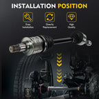 Front Left CV Axle Shaft Assembly for Toyota Corolla (2019–2022)