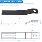 2X Cutting Blades for Lawn Mower AGT-RC72/EXRC54 (Compatible with Skid Steer)