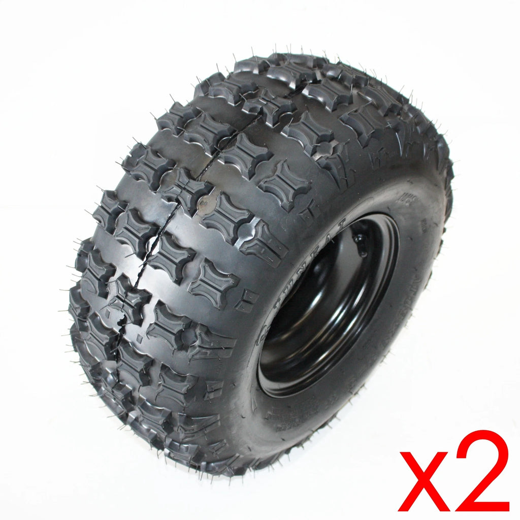 2X 18X9.50-8 Rear Wheel Rim Tire for 150cc Quad Dirt Bike ATV Buggy