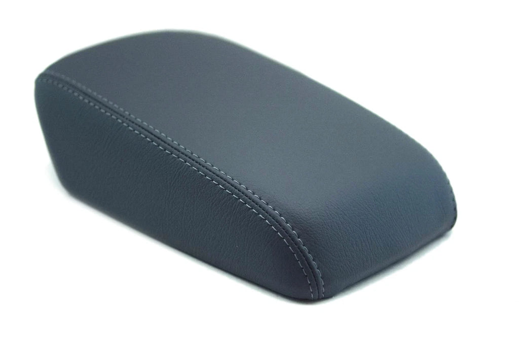 Center Console Armrest Cover for Ford Focus (2012–2018) Gray Leather Synthetic