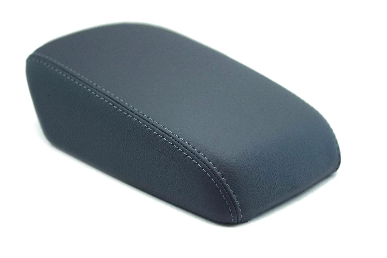 Center Console Armrest Cover for Ford Focus (2012–2018) Gray Leather Synthetic
